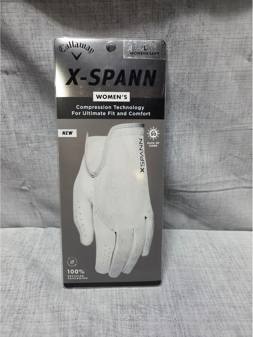 Callaway X-Spann Women's Left Compression Golf Glove Large